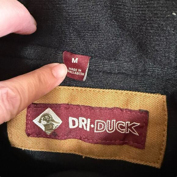 DRI DUCK Cheyenne Boulder Cloth Hooded Jacket with Tricot Quilt Lining Medium - Picture 5 of 10